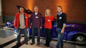 Tuk Tuk The Hague team at a conference at the Louwman Museum